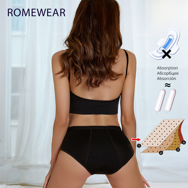 Period Panty Absorbent - Calcinha menstrual de 4 camadas de