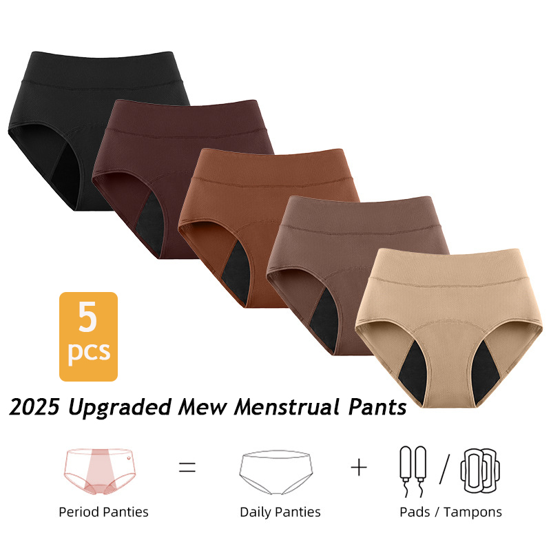 Period Panty Absorbent - 5pc roupa interior feminina período para
