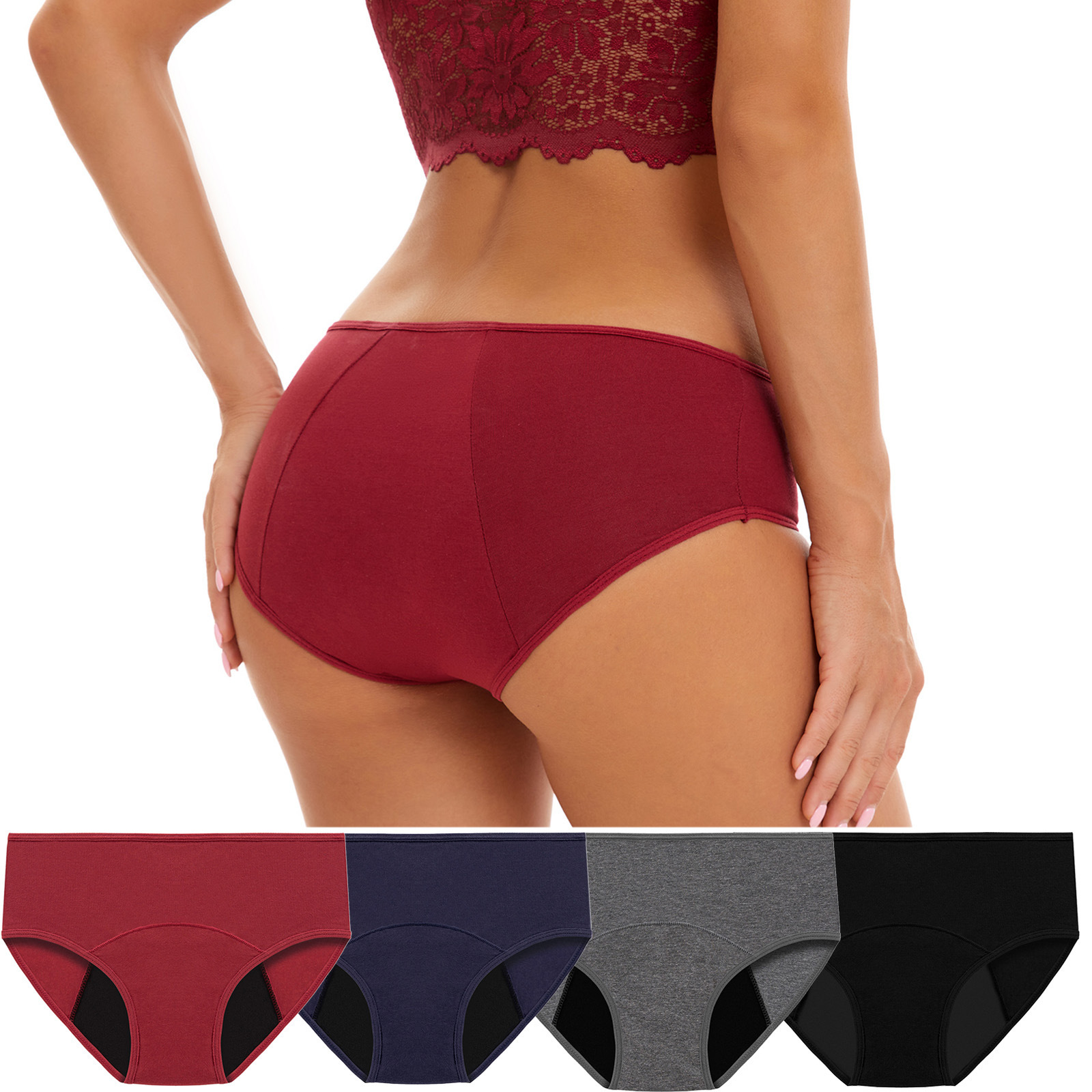 Novas Calcinhas Menstruais Plu - Period Panty Absorbent avaliação e preço