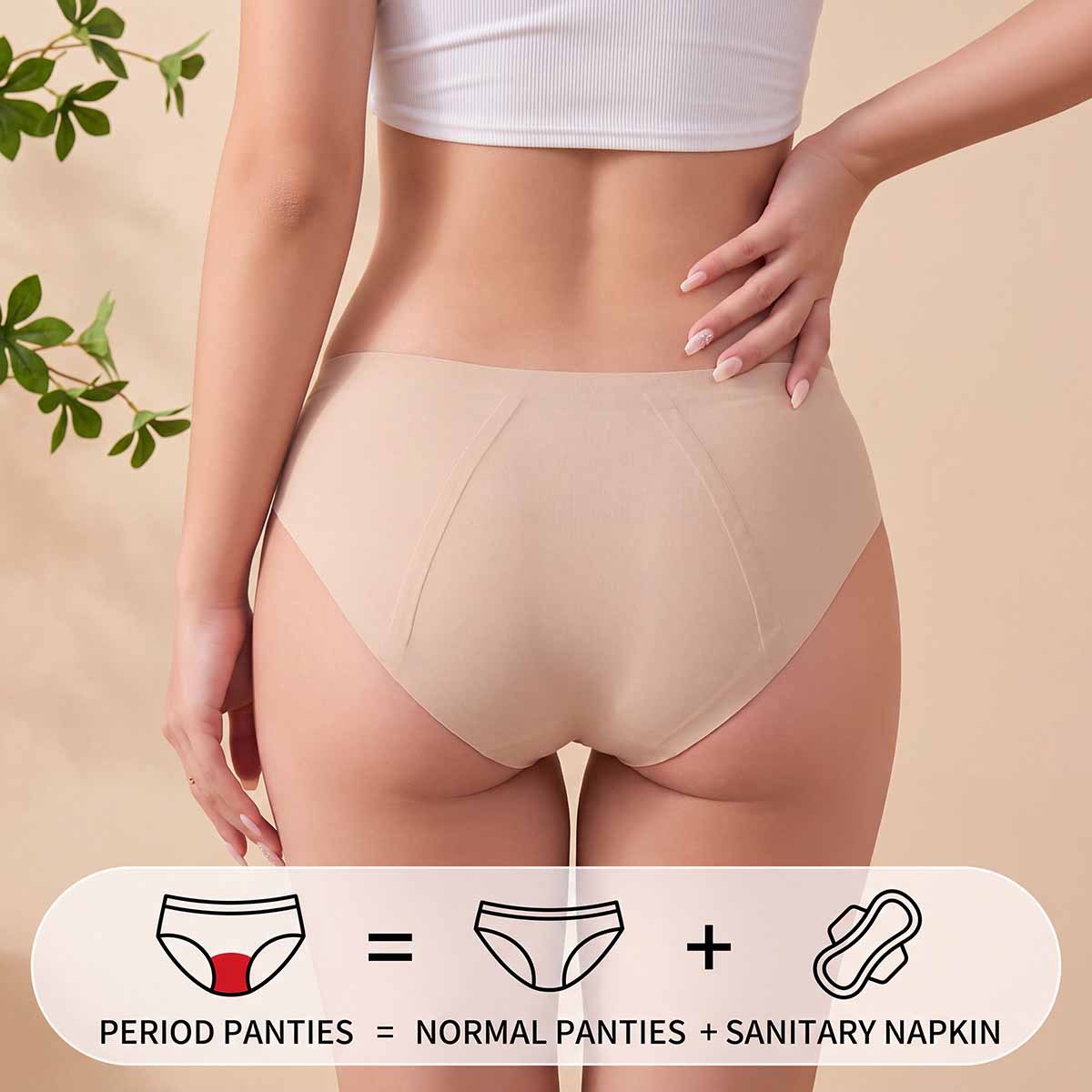 Calcinhas menstruais femininas - Period Panty Absorbent avaliação e preço
