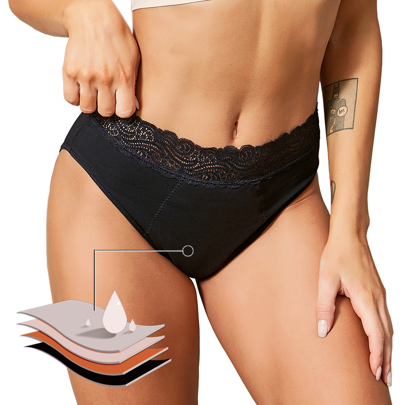 Calcinhas absorventes de algod - Period Panty Absorbent avaliação e preço
