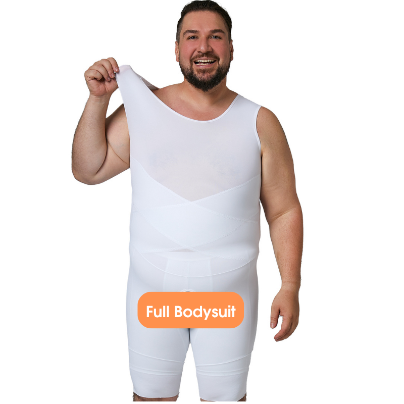 Body Modelador Masculino: Comp - Shapewear Bodysuit Firm avaliação e preço