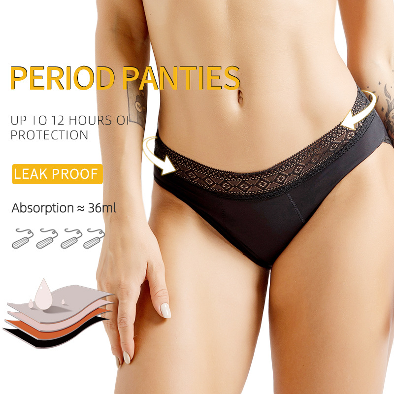 Calcinhas menstruais femininas - Period Panty Absorbent avaliação e preço