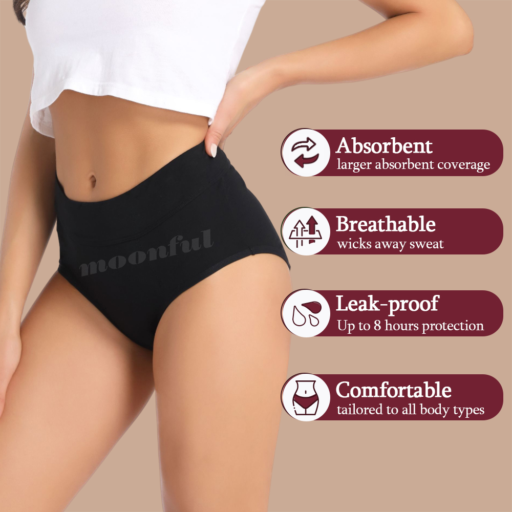 Calcinha Menstrual Mulheres 4  - Period Panty Absorbent avaliação e preço