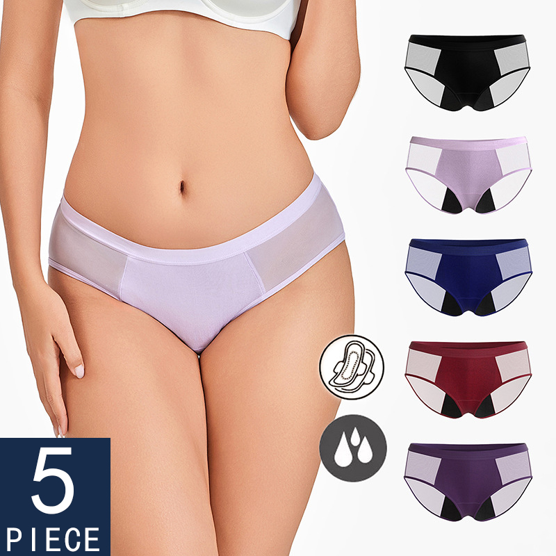 CINOON 5 Peças/Lote Calcinhas  - Period Panty Absorbent avaliação e preço
