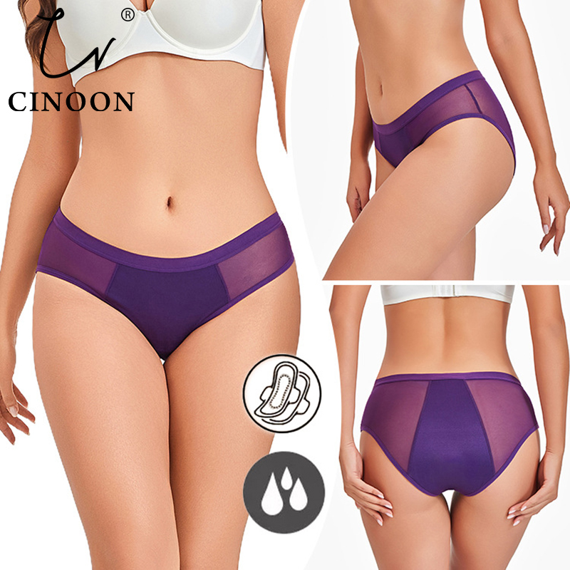 CINOON 5 Peças/Lote Calcinhas  - Period Panty Absorbent avaliação e preço