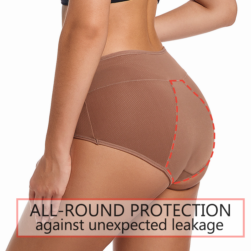 5pc roupa interior feminina pe - Period Panty Absorbent avaliação e preço